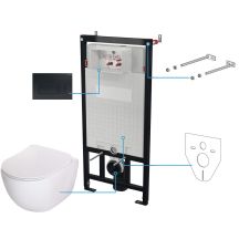 Zestaw WC podtynkowy 6 w 1