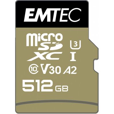 Emtec ECMSDM512GXC10SP pamięć flash 512 GB MicroSDXC UHS-I Klasa 10