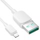 2. Kabel Joyroom Multi-Color Series A14 Lightning / USB-A 2.4A 1.2 m - biały