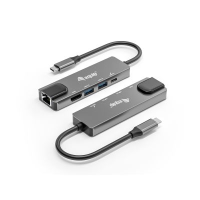 6. Equip 133489 stacja dokująca Przewodowa USB 3.2 Gen 1 (3.1 Gen 1) Type-C Szary