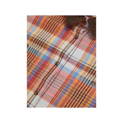 4. Koszula Peak Performance W Heavy Cotton Shirt brązowa krata