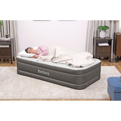 17. Bestway 69048 / 23 dmuchany materac Pojedynczy materac Szary, Biały Unisex