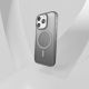 7. Etui silikonowe Puro Gradient MagSafe do iPhone 16 Pro - srebrne
