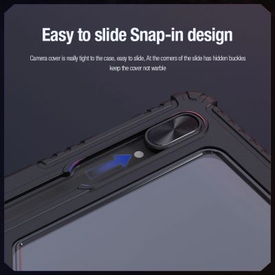 15. Etui Nillkin Bumper Leather Case Pro na Samsung Galaxy Tab S9+ - czarne