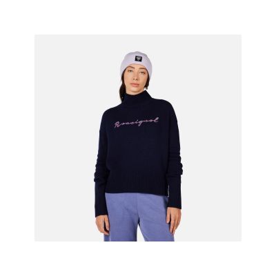 Sweter damski ROSSIGNOL W SIGNATURE SWEATER granatowy