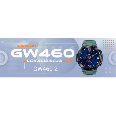 3. Smartwatch GIEWONT Pionier GPS GW460-2 - Sea Green