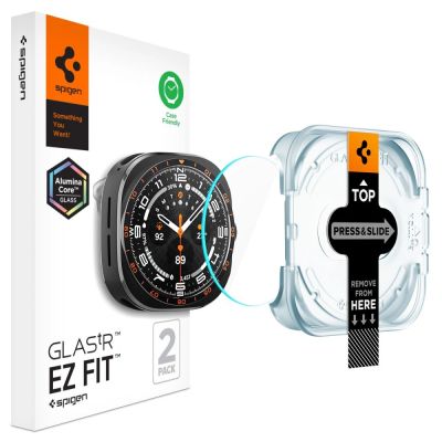 Szkło hartowane Spigen Glas.TR EZ Fit AC 2-Pack na Samsung Galaxy Watch Ultra 47 mm