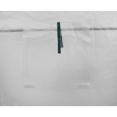 7. SZKLARNIA TUNEL OGRODOWY 200x200x200CM PE KONSTRUKCJA STAL BIAŁA