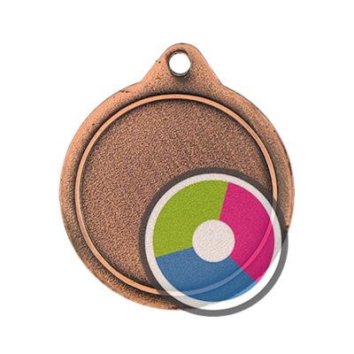3. Medal  z nadrukiem luxor jet