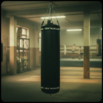 4. Worek bokserski PREMIUM - SBRX Black - Pusty - 130cm | DBX Bushido