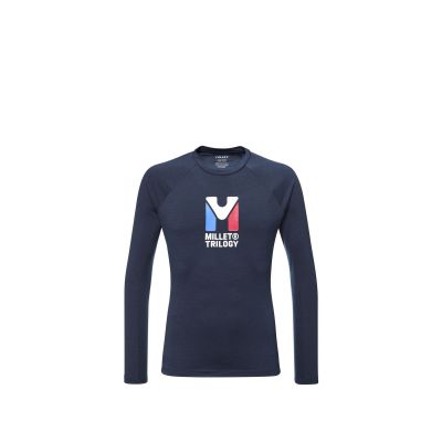 Koszulka męska MILLET Trilogy Wool Ts Ls M granatowa