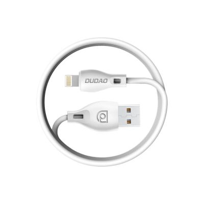 3. Dudao przewód kabel USB / Lightning 2.4A 1m biały (L4L 1m white)