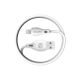 3. Dudao przewód kabel USB / Lightning 2.4A 1m biały (L4L 1m white)