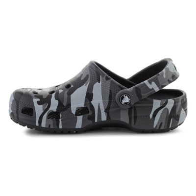 4. CROCS CLASSIC CAMOUFLAGE CLOG K BLACK/SLATE GREY 211879-0DD