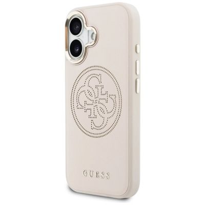 2. Etui Guess Perforated 4G MagSafe na iPhone 17 - różowe