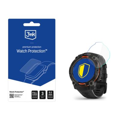 3. Szkło ochronne na ekran smartwatcha 3mk Watch Protection FlexibleGlass na Garmin Instinct 3 45mm (Amoled, Solar)