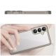 4. Etui silikonowe Outer Space Case z żelową ramką do Samsung Galaxy S25+ - przezroczysto-czarne