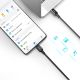 11. Ugreen kabel przewód USB Typ C (męski) na Typ C (męski) 1 m biały (US300)