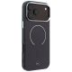 4. Etui Mercedes Double Layer Iconic Logo MagSafe na iPhone 18 Pro Max / 17 Pro Max - burgundowe