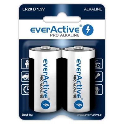 Zestaw baterii alkaliczne everActive EVLR20-PRO (x 2)