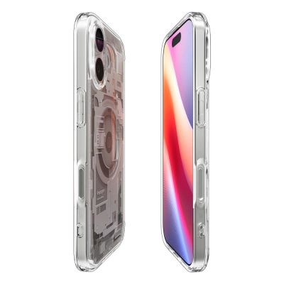6. Etui Spigen Ultra Hybrid MagSafe na iPhone 17 Zero One - tytanowe