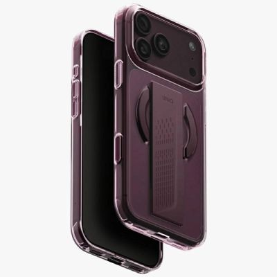 Etui UNIQ Heldro Air Magclick Charging na iPhone 18 Pro Max / 17 Pro Max - burgundowe