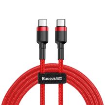 Kabel Baseus CATKLF-G09 USB-C - USB-C PD QC 60W 3A 480Mb/s 1m - czerwony