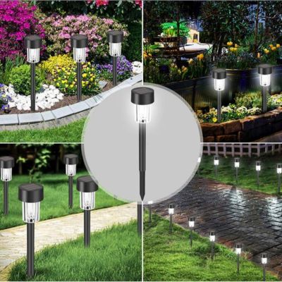 10. LAMPA SOLARNA LED O4,7x30,5cm PLASTIK KPL 10SZT