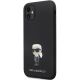 2. Etui Karl Lagerfeld Silicone Ikonik Metal Pin na iPhone 11 / Xr - czarne