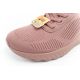 6. Skechers Bobs Squad-Chaos buty sportowe damskie wygodne SLIP-INS różowe