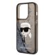 6. Etui Karl Lagerfeld Glitter Karl's Head na iPhone 14 Pro Max - czarne