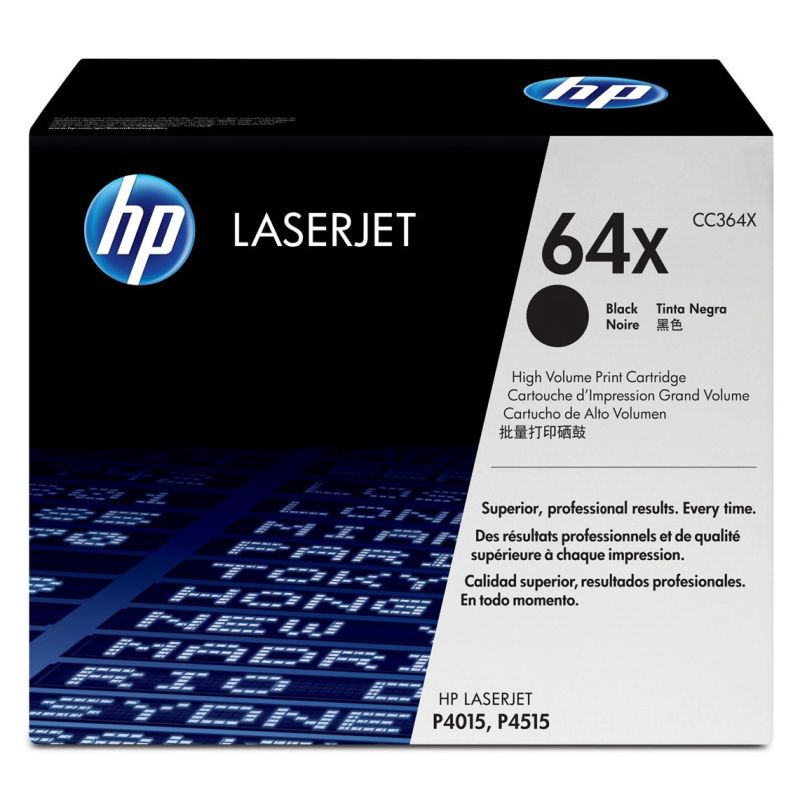 HP 64X High Yield Black Original LaserJet Toner Cartridge kaseta z tonerem 1 szt. Oryginalny Czarny