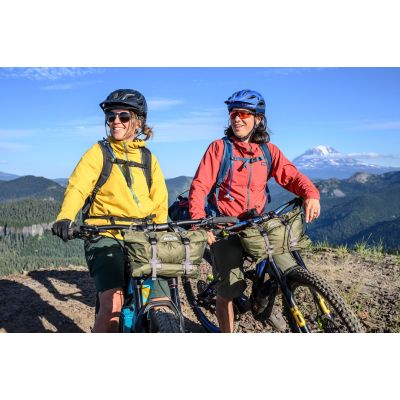 8. MSR Hubba Hubba Bikepack 1 os. Zielony, Czerwony, Biały Namiot trójkątny