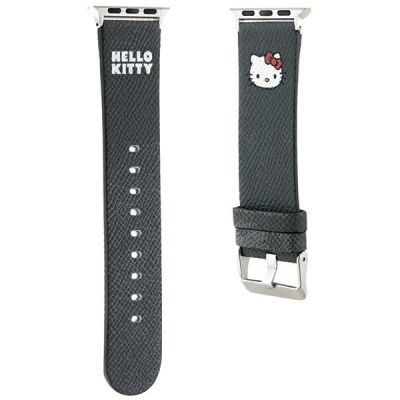 3. Pasek Hello Kitty Kitty Head na Apple Watch 38/40/41mm - czarny