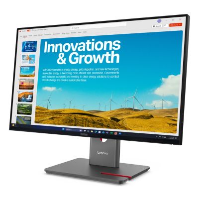 2. Lenovo ThinkVision P24QD-40 LED display 60,5 cm (23.8") 2560 x 1440 px Quad HD LCD Czarny
