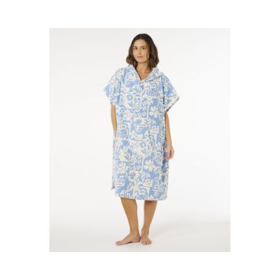 Ponczo damskie RIP CURL Mixed Hooded Towel zielone