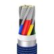 7. Kabel Baseus CAJY000603 USB-C - USB-C PD 100W 5A 480Mb/s 1,2m - niebieski