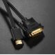10. Ugreen kabel przewód HDMI - DVI 4K 60Hz 30AWG 1m czarny (30116)