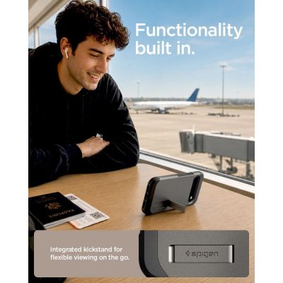 13. Etui Spigen Tough Armor Mag MagSafe na Google Pixel 11 - ciemnoszare