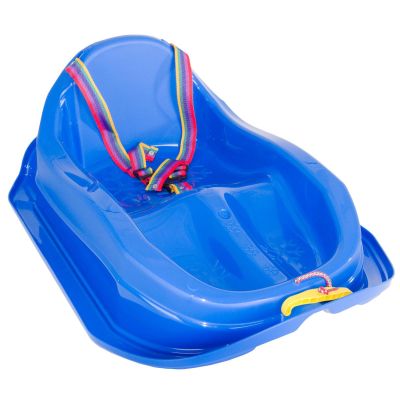 8. SANKI PLASTIKOWE MINI BOBEK NIEBIESKIE