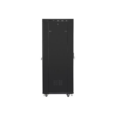 6. LANBERG SZAFA STOJĄCA RACK 19" 37U 600X800 DRZWI SZKLANE LCD CZARNA FF01-6837-12BL (FLAT PACK)
