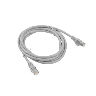 2. LANBERG PATCHCORD KAT.6 FTP 2M SZARY FLUKE PASSED