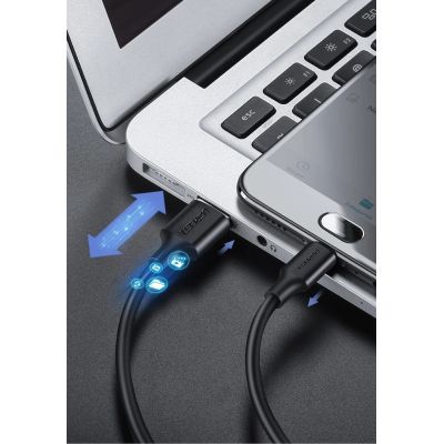 7. Kabel Ugreen US289 60138 micro USB / USB-A 2m - czarny