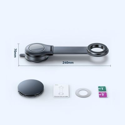 14. Joyroom JR-ZS518 Bendable Magnetic Phone Holder-Black