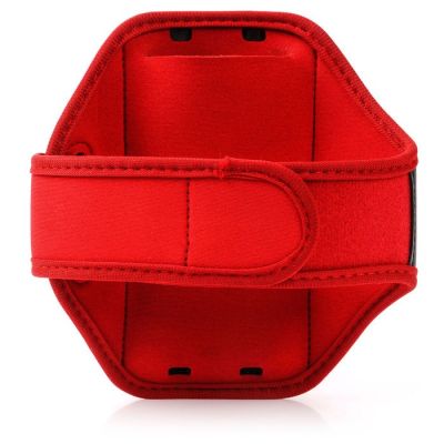 3. Opaska naramienna z kieszonką Meteor czarno-czerwona 23772