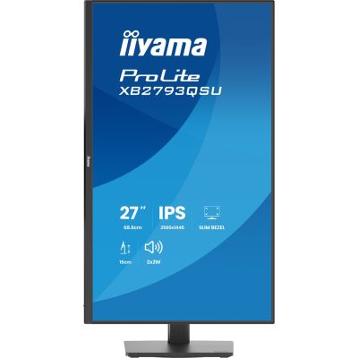 24. iiyama ProLite XB2793QSU-B1 monitor komputerowy 68,6 cm (27") 2560 x 1440 px Quad HD LED Czarny