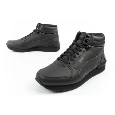 8. Puma ST Runner v4 Mid  buty sportowe męskie sneakersy za kostkę czarne