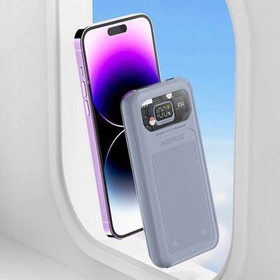 8. Acefast powerbank 10000mAh Sparkling Series szybkie ładowanie 30W szary (M1)