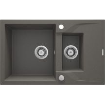 Zlewozmywak granitowy 1.5-komorowy z ociekaczem ZQN_T513 5908212088760