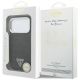 8. Etui Guess Glitter Triangle Logo MagSafe na iPhone 17 Pro - czarne